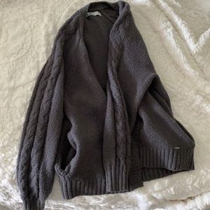 Grey Hollister Cardigan Sweater Size XS
